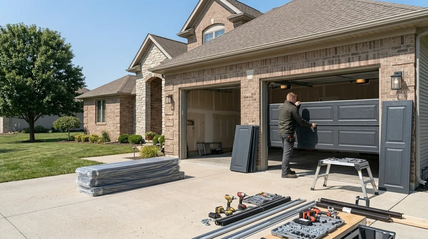 Garage door work by Rosemount Garage Door Pros in Rosemount, MN