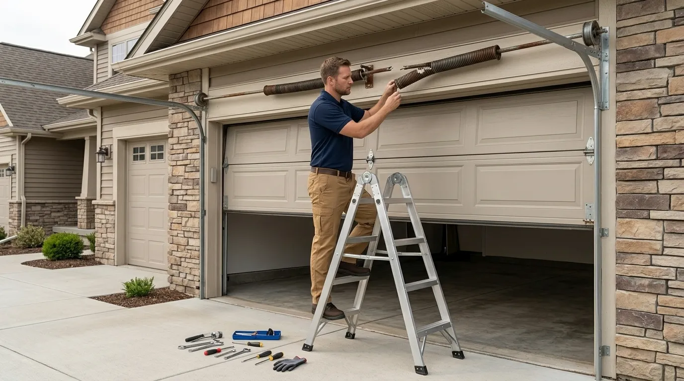 Garage door service in Rosemount, MN