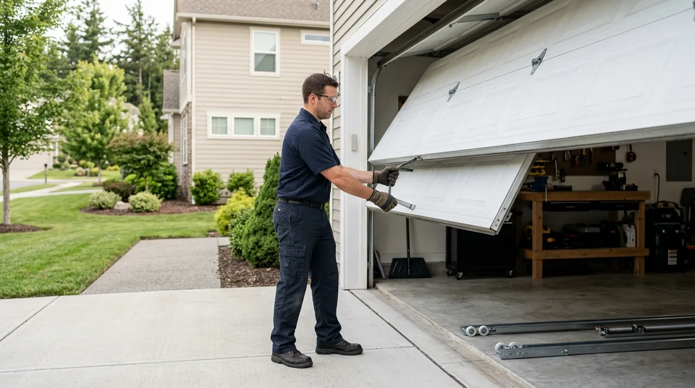 Garage door service in Rosemount, MN