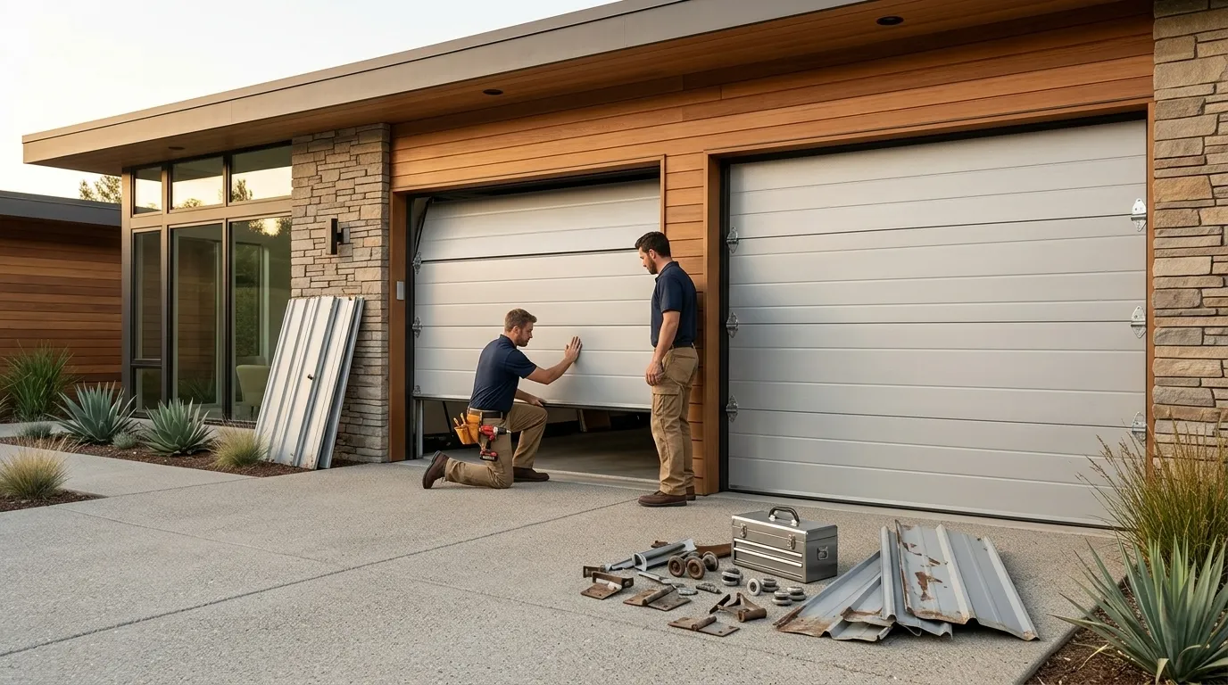 Garage door service in Rosemount, MN