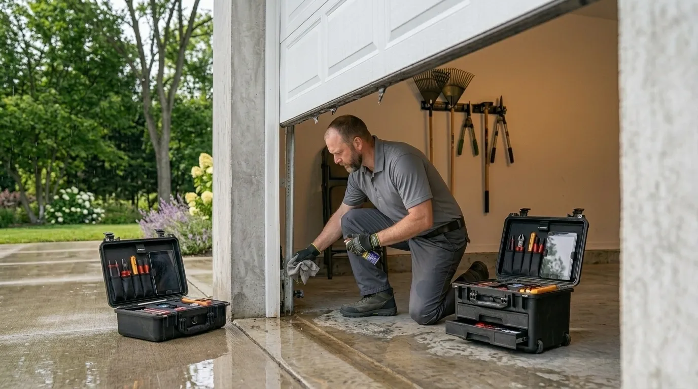 Garage door service in Rosemount, MN