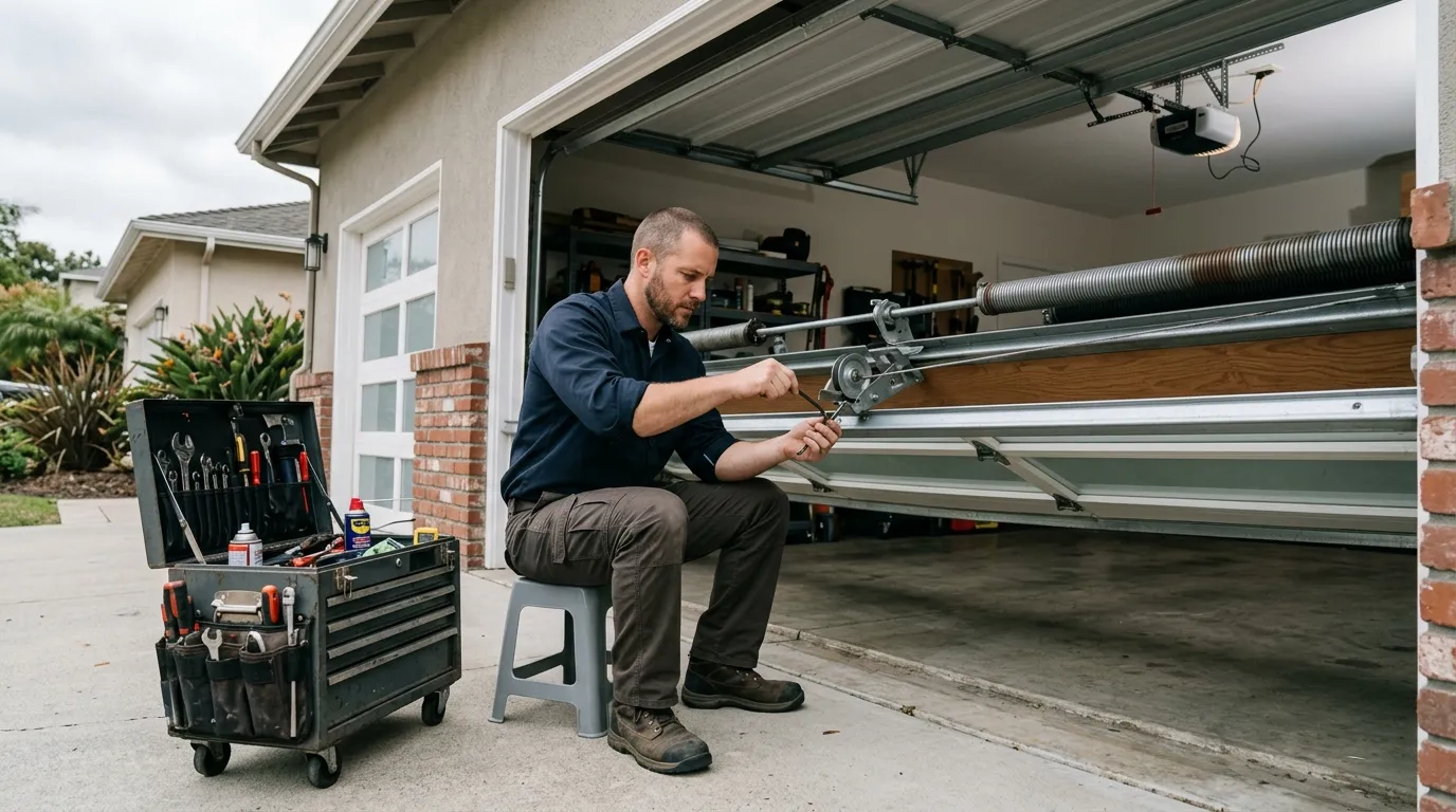 Garage door service in Rosemount, MN