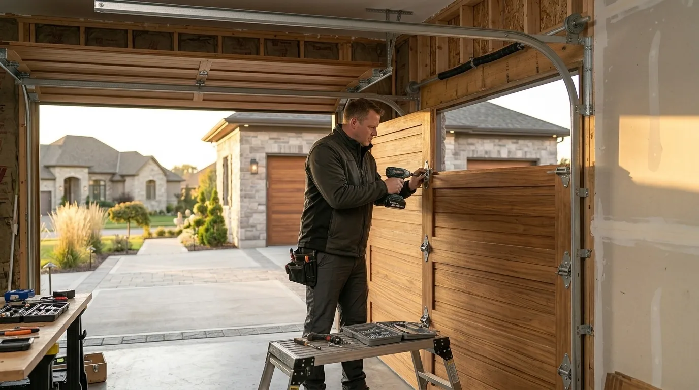 Garage door service in Rosemount, MN
